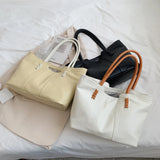 Large Capacity Shoulder Handbags Womens High PU Leather Women's Casual Diagonal
