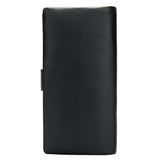 Men's Long Leather Wallet Soft Real Cowskin Purse