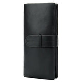 Men's Long Leather Wallet Soft Real Cowskin Purse