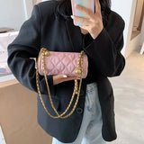 Mini Shoulder Bags High Nylon Chains Women Messenger Bags Cylindrical Crossbody