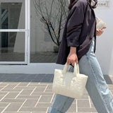 Nylon Shoulder Bag Warm Winter Lady Handbag