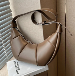 Women's Half Moon Tote Crossbody Bag Winter