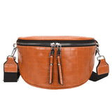 Saddle Women's Chest Bag High Crossbody Bags Female Chain Handbag