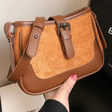 Shoulder Bags Frosted Texture Large Bags Ladies Messenger Bags