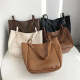 Women's Pu Leather Shoulder Bag Casual Handbag