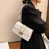 Women's Shoulder Bag Crossbody Handbag Small Flap Solid Summer Style