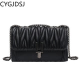 Women's Leather Crossbody Bag Brown