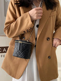 Women's Shoulder Bag Solid Crossbody Bucket Handbags