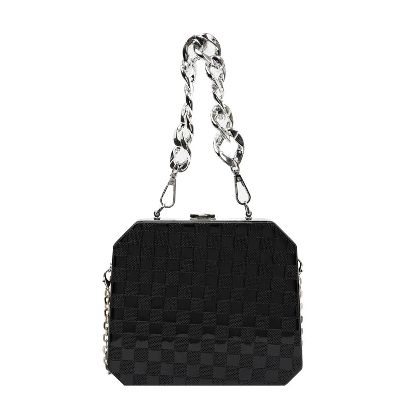 Small Clip Bag Party Clutch Handbags For Women Ins Shoulder Bag