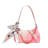 Women's Small Shoulder Bag with Acrylic Chains