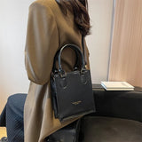 Women's Small Pu Leather Crossbody Bag High Messenger Tote