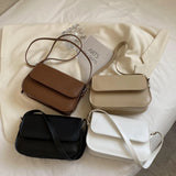 Small Shoulder Crossbody Bag for Ladies Pu Leather High Woman Messenger Handbag
