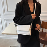 Small Shoulder Crossbody Bag for Ladies Pu Leather High Woman Messenger Handbag