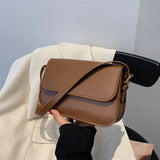 Small Shoulder Crossbody Bag for Ladies Pu Leather High Woman Messenger Handbag