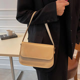 Small Shoulder Crossbody Bag for Ladies Pu Leather High Woman Messenger Handbag