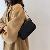 Small Shoulder Crossbody Bag for Ladies Pu Leather High Woman Messenger Handbag