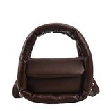 PU Leather Crossbody Bag with Short Handle for Women