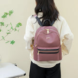 Solid Casual Student School Bag High Oxford Cloth Women's Backpack