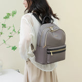 Solid Casual Student School Bag High Oxford Cloth Women's Backpack