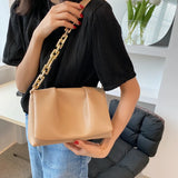 Chain Shoulder Bags Small Acrylic Handbags Purses Fold Flap Bags