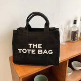 Canvas Tote Bag Large Capacity Women Shoulder Messenger Casual Crossbody