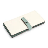 Top Cowhide Leather Women Long Wallet Purse