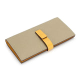 Top Cowhide Leather Women Long Wallet Purse