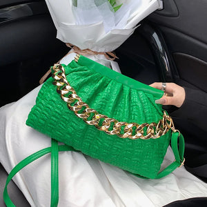 Acrylic Chain Shoulder Bag for Women Prom Wedding Clutch