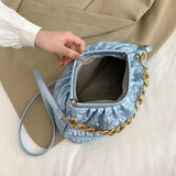 Acrylic Chain Shoulder Bag for Women Prom Wedding Clutch