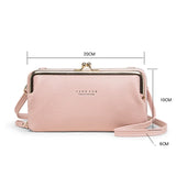 Women Bag Soft Leather Cell Phone Pocket Ladies Small Shoulder Bags