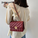 Women Chain Shoulder Bag Crossbody Handbags Small Flap Prom Messenger Bags