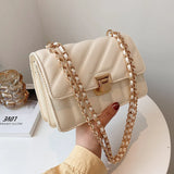 Women Chain Shoulder Bag Crossbody Handbags Small Flap Prom Messenger Bags