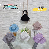 Women Evening Shell Crossbody Bag Clutch Handbag Chain Shoulder Bags