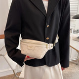 Women Leather Fanny Pack Waist Bag Crossbody Handbag