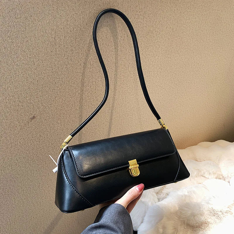 Large PU Leather Women Shoulder Bag Underarm Bag