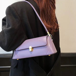 Large PU Leather Women Shoulder Bag Underarm Bag
