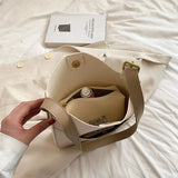 Small Flap Women's Handbags Large Capacity Shopper Bag