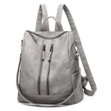 Women Travel Backpack High Soft PU Leather School Girls Backpack