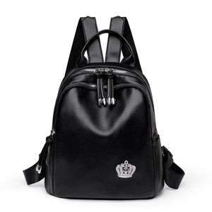 Women Travel Backpack High Soft PU Leather Women Backpack Girls School Backpack