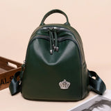 Women Travel Backpack High Soft PU Leather Women Backpack Girls School Backpack