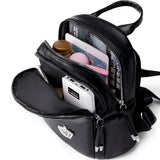 Women Travel Backpack High Soft PU Leather Women Backpack Girls School Backpack