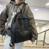 Women Travel Backpack Soft PU Leather Girls School Backpack
