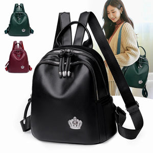 Women Travel Backpack High Soft PU Leather Women Backpack Girls School Backpack