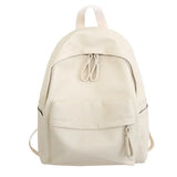 Women Travel Backpack Soft PU Leather Girls School Backpack