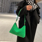 Winter Embossed Shoulder Bag Women's Handbags