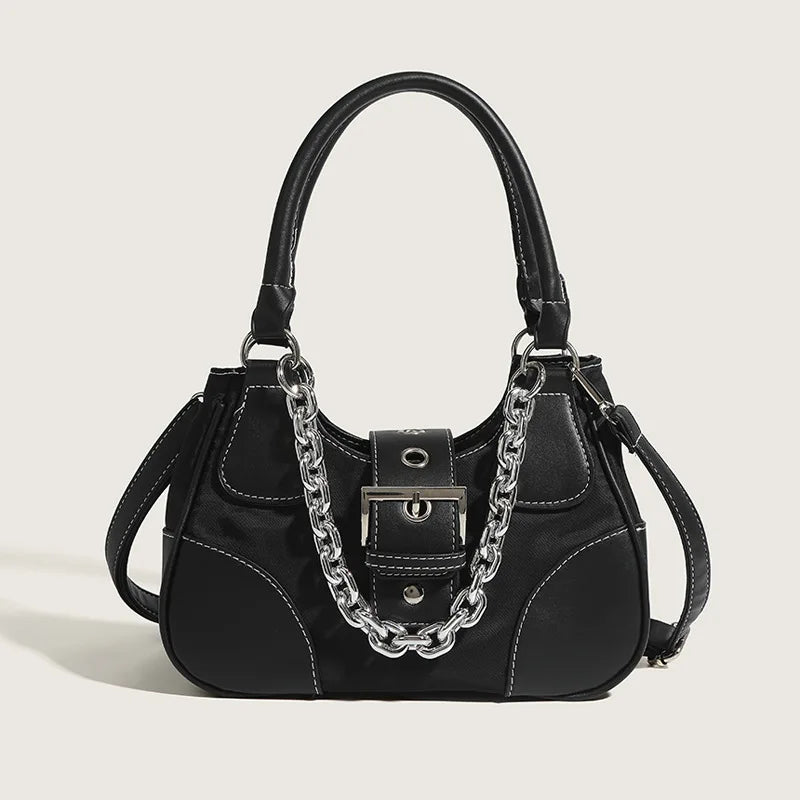 Canvas Crossbody Bag for Women Chain Shoulder Bag