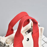 Canvas Clash Single Shoulder Crossbody Large Capacity Female Bags
