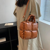 Women's Soft Pu Leather Tote Bag Large Capacity Crossbody Clutches
