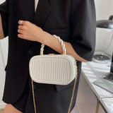 Women's Crossbody Handbag Wallet Chain Vertical Handle Shoulder Bag