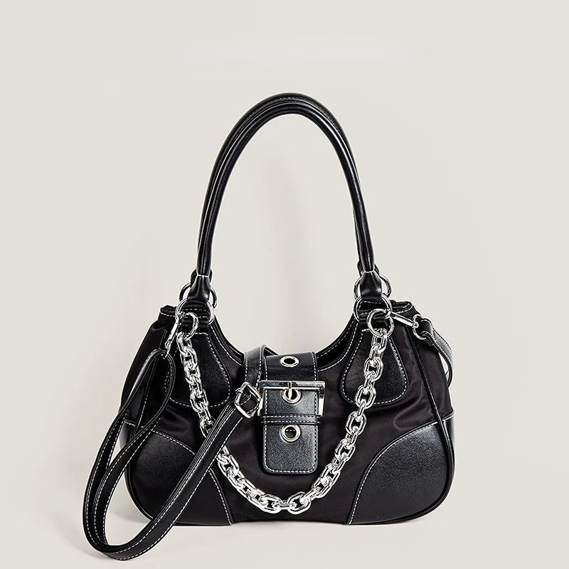 Canvas Chain Shoulder Crossbody Bags Women Tote Purse Handbags